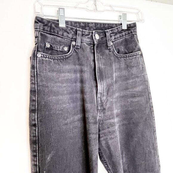 Weekday | Rowe Extra High Waisted Black Jeans - Picture 5 of 7